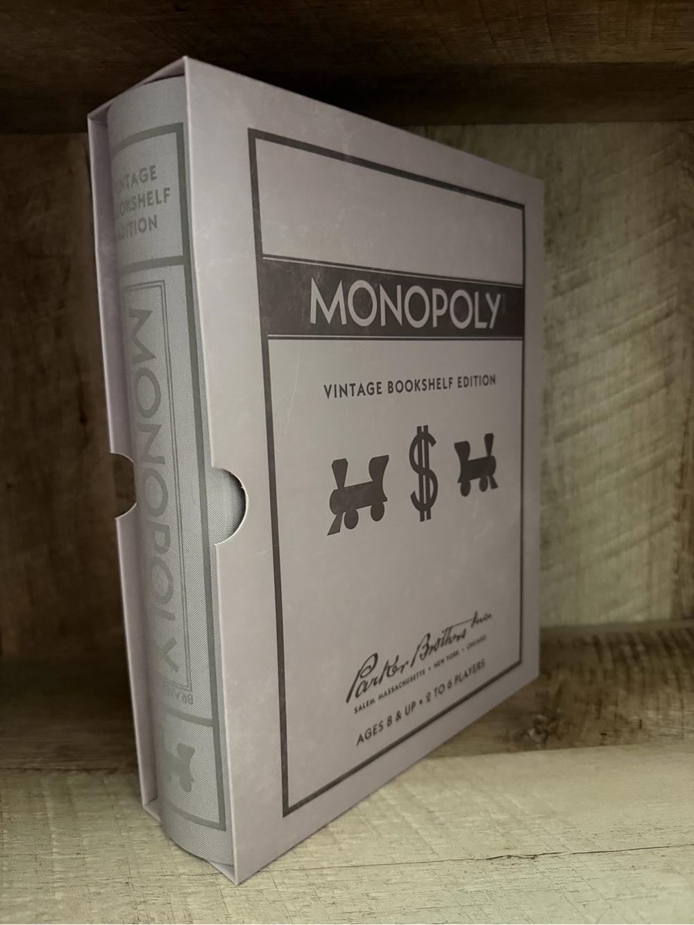 Monopoly - Vintage Bookshelf Edition - Gray